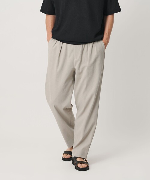 BEAUTY&YOUTH UNITED ARROWS(ビューティーアンドユースユナイテッドアローズ)の「フラックス オックス バルーン イージー パンツ NO.9 ヨコストレッチ 吸水速乾 透け防止(その他パンツ・メンズ・ナチュラル/ホワイト/ブラック・S/XL/L/M)」の3枚目の写真