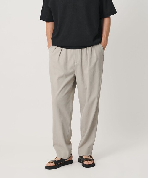 BEAUTY&YOUTH UNITED ARROWS(ビューティーアンドユースユナイテッドアローズ)の「フラックス オックス バルーン イージー パンツ NO.9 ヨコストレッチ 吸水速乾 透け防止(その他パンツ・メンズ・ナチュラル/ホワイト/ブラック・S/XL/L/M)」の4枚目の写真