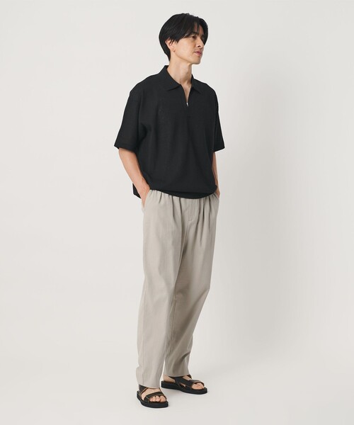 BEAUTY&YOUTH UNITED ARROWS(ビューティーアンドユースユナイテッドアローズ)の「フラックス オックス バルーン イージー パンツ NO.9 ヨコストレッチ 吸水速乾 透け防止(その他パンツ・メンズ・ナチュラル/ホワイト/ブラック・S/XL/L/M)」の7枚目の写真