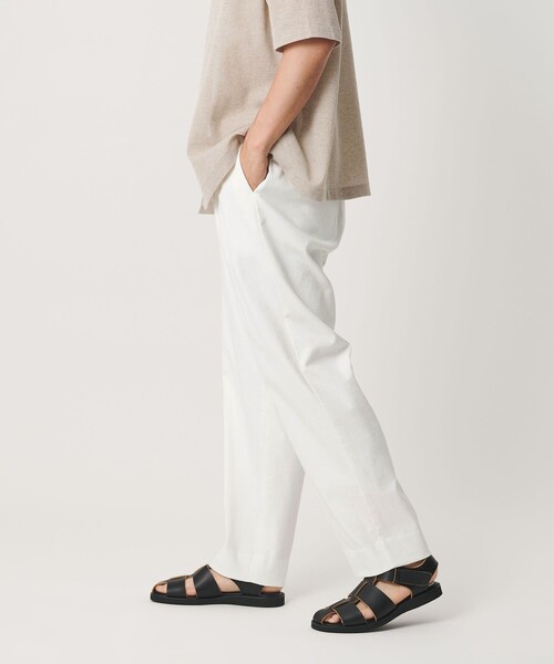 BEAUTY&YOUTH UNITED ARROWS(ビューティーアンドユースユナイテッドアローズ)の「フラックス オックス バルーン イージー パンツ NO.9 ヨコストレッチ 吸水速乾 透け防止(その他パンツ・メンズ・ナチュラル/ホワイト/ブラック・S/XL/L/M)」の9枚目の写真