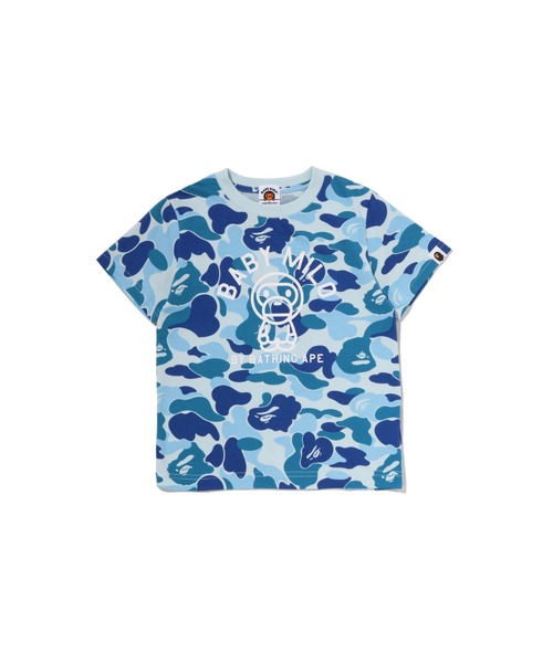 ABC CAMO BABY MILO COLLEGE TEE（Tシャツ/カットソー）｜A BATHING