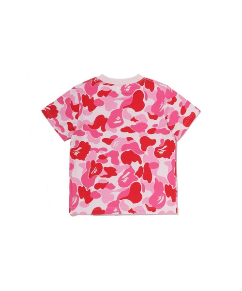 A BATHING APE（アベイシングエイプ）の「ABC CAMO BABY MILO COLLEGE TEE（Tシャツ/カットソー・キッズ・グリーン/ブルー/ピンク・110/100/130/90/140/120）」の7枚目の写真