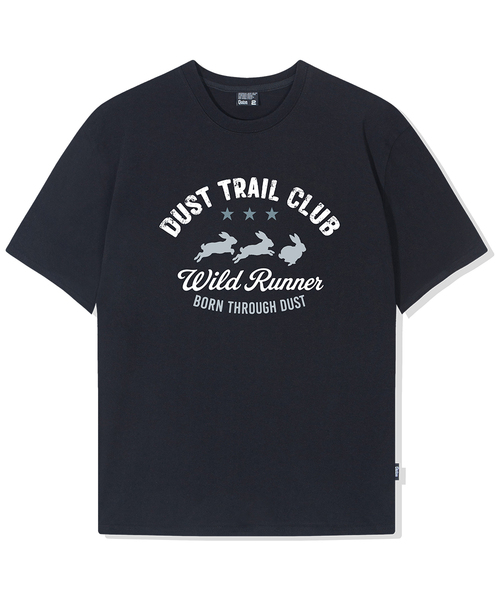 QUTON(ク―トン)の「レバットランナー オーバーサイズ ヘビー 半袖Tシャツ(Tシャツ/カットソー・レディース・ダークオレンジ/バーガンディー/レモンイエロー/ホワイト×ブルー・1/2/3/4)」の2枚目の写真