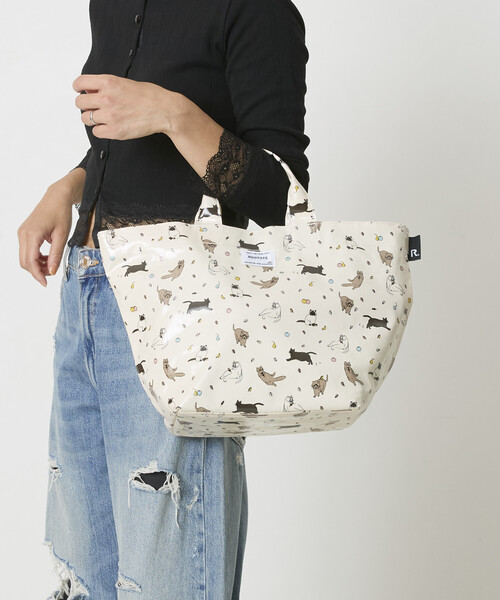 ROOTOTE(ルートート)の「ROOTOTE/ルートート EU.デリ.ラミネート-Y(ショルダーバッグ・レディース・アイボリー/カーキ・ONE SIZE)」の4枚目の写真