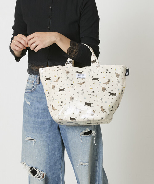 ROOTOTE(ルートート)の「ROOTOTE/ルートート EU.デリ.ラミネート-Y(ショルダーバッグ・レディース・アイボリー/カーキ・ONE SIZE)」の5枚目の写真