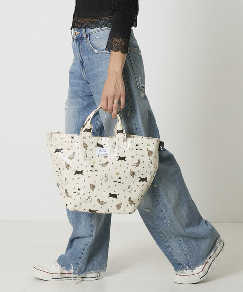 ROOTOTE(ルートート)の「ROOTOTE/ルートート EU.デリ.ラミネート-Y(ショルダーバッグ・レディース・アイボリー/カーキ・ONE SIZE)」の7枚目の写真