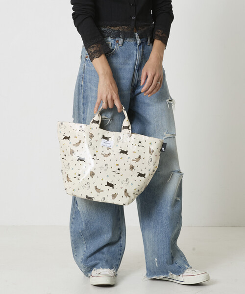 ROOTOTE(ルートート)の「ROOTOTE/ルートート EU.デリ.ラミネート-Y(ショルダーバッグ・レディース・アイボリー/カーキ・ONE SIZE)」の8枚目の写真