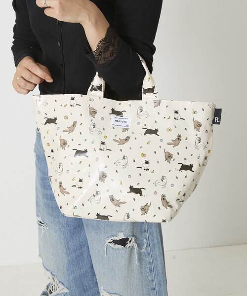 ROOTOTE(ルートート)の「ROOTOTE/ルートート EU.デリ.ラミネート-Y(ショルダーバッグ・レディース・アイボリー/カーキ・ONE SIZE)」の9枚目の写真