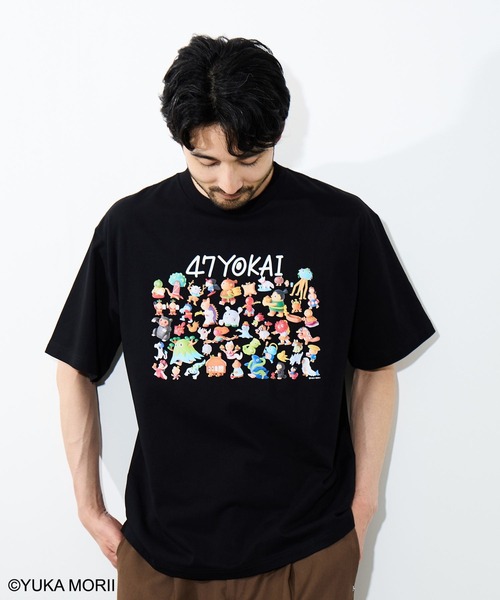 Mac-House(マックハウス)の「【47YOKAI /47ようかい】YOKAI 大集合Tシャツ(Tシャツ/カットソー・メンズ・ホワイト/ブラック・S/M/L)」の15枚目の写真