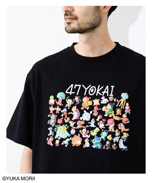 Mac-House(マックハウス)の「【47YOKAI /47ようかい】YOKAI 大集合Tシャツ(Tシャツ/カットソー・メンズ・ホワイト/ブラック・S/M/L)」の18枚目の写真