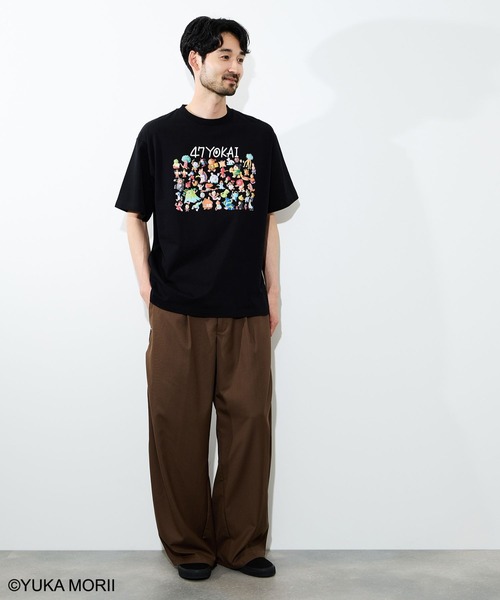 Mac-House(マックハウス)の「【47YOKAI /47ようかい】YOKAI 大集合Tシャツ(Tシャツ/カットソー・メンズ・ホワイト/ブラック・S/M/L)」の19枚目の写真