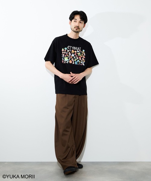 Mac-House(マックハウス)の「【47YOKAI /47ようかい】YOKAI 大集合Tシャツ(Tシャツ/カットソー・メンズ・ホワイト/ブラック・S/M/L)」の20枚目の写真
