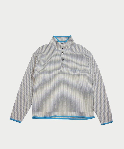 amok(アモク)の「CHECK BLOUSE TEE(ポロシャツ・メンズ・レッド/ブルー・M/L/S)」の2枚目の写真