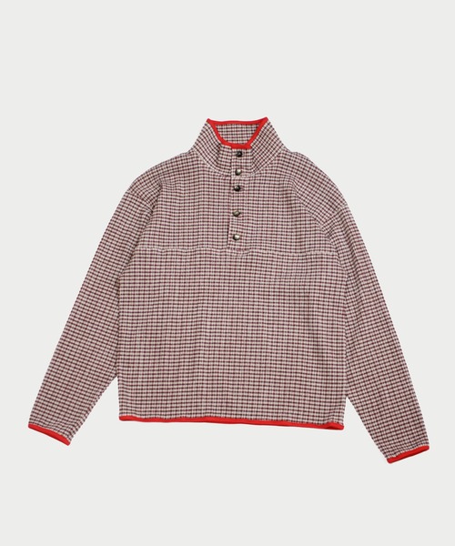 amok(アモク)の「CHECK BLOUSE TEE(ポロシャツ・メンズ・レッド/ブルー・M/L/S)」の7枚目の写真