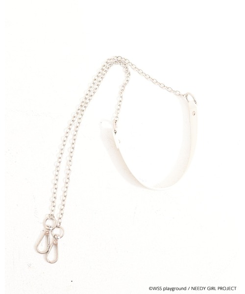 TRAVAS TOKYO(トラバス トウキョウ)の「【TRAVAS TOKYO×NEEDY GIRL OVERDOSE】2WAYエンジェルフラップバッグ(ハンドバッグ・レディース・ブラック/ホワイト・FREE)」の12枚目の写真