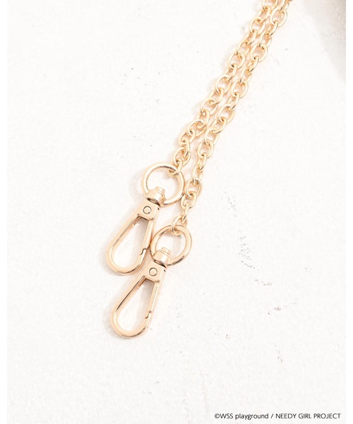 TRAVAS TOKYO(トラバス トウキョウ)の「【TRAVAS TOKYO×NEEDY GIRL OVERDOSE】2WAYエンジェルフラップバッグ(ハンドバッグ・レディース・ブラック/ホワイト・FREE)」の3枚目の写真