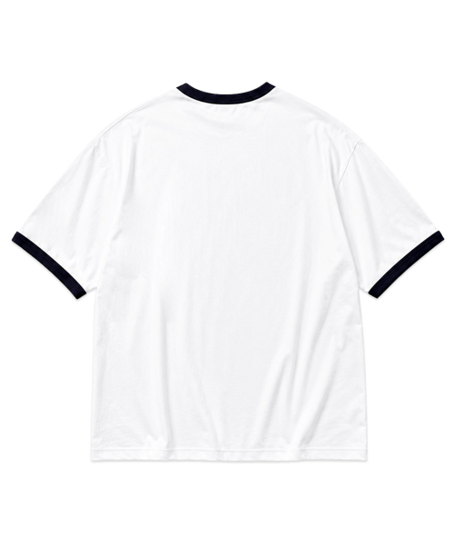 RANDOMOFF（ランダムオフ）の「[Unisex] BASIC LINE RINGER T-SHIRT [WHITE]（Tシャツ/カットソー・レディース・ホワイト・LARGE/MEDIUM/SMALL）」の2枚目の写真