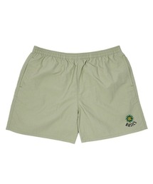 Ol' Basics（オールベーシックス）の「Ol' Basics（オール・ベーシックス） ショートパンツ 太陽モチーフ ロゴ 刺繍 ナイロン 膝上丈 水陸両用 バギーショーツ パンツ アメカジ カジュアル アウトドア レジャー フェス 夏 メンズ レディース ユニセックス（その他パンツ）」