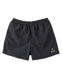 Ol' Basics（オールベーシックス）の「Ol' Basics（オール・ベーシックス） ショートパンツ 太陽モチーフ ロゴ 刺繍 ナイロン 膝上丈 水陸両用 バギーショーツ パンツ アメカジ カジュアル アウトドア レジャー フェス 夏 メンズ レディース ユニセックス（その他パンツ）」