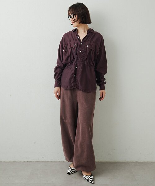 Whim Gazette(ウィムガゼット)の「ヴィンテージ裏毛パンツ(スウェットパンツ・レディース・ベージュ/ブラウン・FREE)」の16枚目の写真