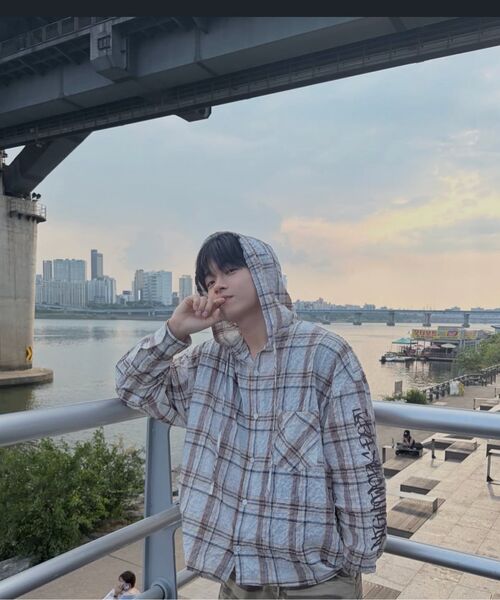 NIGHTWORKDEPT(ナイトワークデプト)の「Vintage Hooded Check Shirt_Beige(シャツ/ブラウス・レディース・その他・ONE)」の5枚目の写真