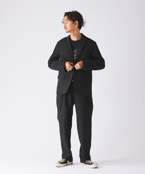 JOURNAL STANDARD relume(ジャーナルスタンダード レリューム)の「ソフト メランジ ”ウォッシャブル” 2Bジャケット(テーラードジャケット・メンズ・ブラウン/ブラック・LARGE/MEDIUM)」の3枚目の写真