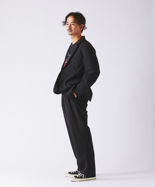 JOURNAL STANDARD relume(ジャーナルスタンダード レリューム)の「ソフト メランジ ”ウォッシャブル” 2Bジャケット(テーラードジャケット・メンズ・ブラウン/ブラック・LARGE/MEDIUM)」の5枚目の写真