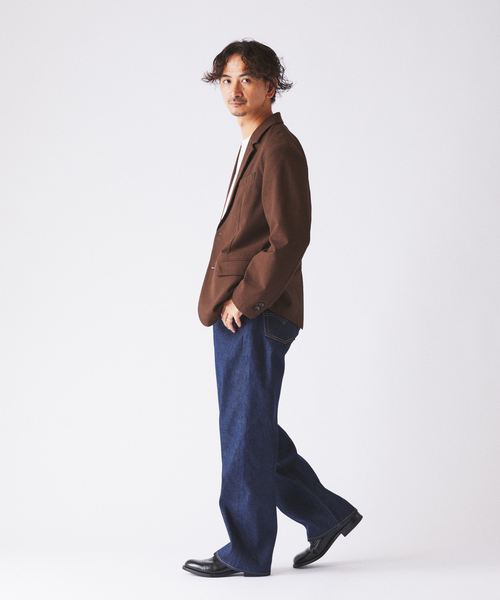 JOURNAL STANDARD relume(ジャーナルスタンダード レリューム)の「ソフト メランジ ”ウォッシャブル” 2Bジャケット(テーラードジャケット・メンズ・ブラウン/ブラック・LARGE/MEDIUM)」の10枚目の写真