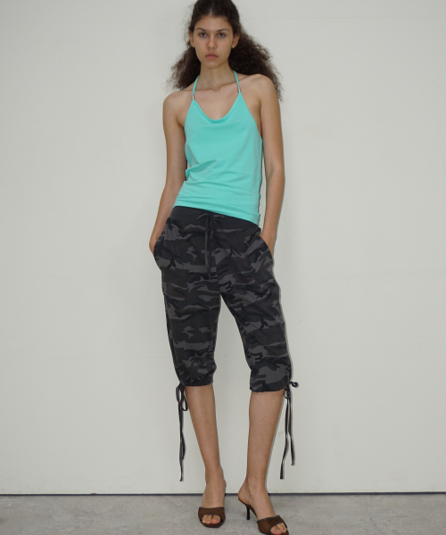 THIRSTYCLUB(サースティークラブ)の「String capri pants - Camo(その他パンツ・レディース・その他・FREE)」の1枚目の写真