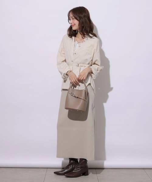 Apuweiser-riche（アプワイザーリッシェ）の「レーストリムワンピース×シャツｓｅｔ（ワンピース・レディース・グレイッシュベージュ・2/1）」の11枚目の写真