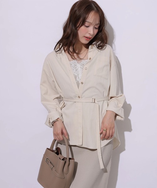 Apuweiser-riche（アプワイザーリッシェ）の「レーストリムワンピース×シャツｓｅｔ（ワンピース・レディース・グレイッシュベージュ・2/1）」の16枚目の写真
