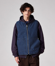 Dickies（ディッキーズ）の「Dickies(R) × PS Paul Smith 刺し子デニム ワークベスト / 262251 DC003（その他アウター）」