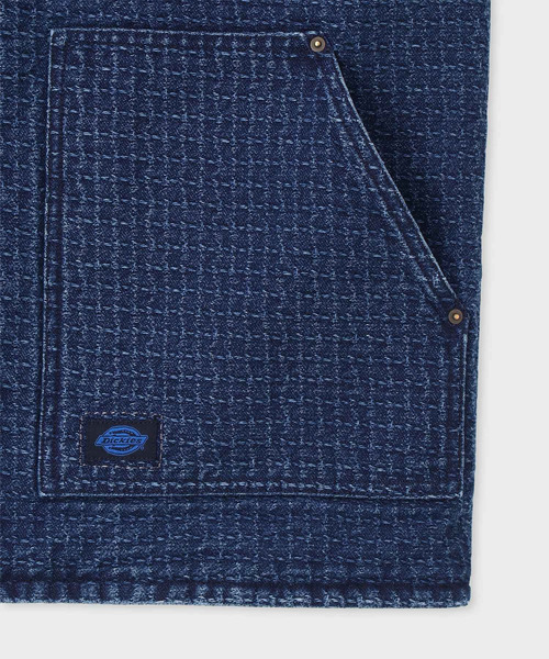 Dickies（ディッキーズ）の「Dickies(R) × PS Paul Smith 刺し子デニム ワークベスト / 262251 DC003（その他アウター・メンズ・ダークインディゴブルー・LARGE/MEDIUM）」の4枚目の写真