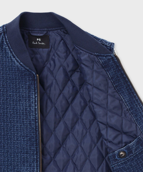 Dickies（ディッキーズ）の「Dickies(R) × PS Paul Smith 刺し子デニム ワークベスト / 262251 DC003（その他アウター・メンズ・ダークインディゴブルー・LARGE/MEDIUM）」の5枚目の写真