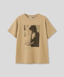 女性プリント フォト Tシャツ AT THE TRNK
