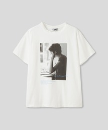 女性プリント フォト Tシャツ AT THE TRNK