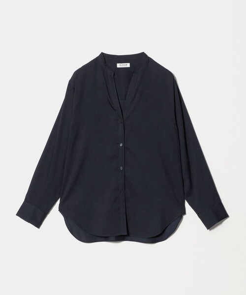 MARW UNITED ARROWS(マルゥ ユナイテッドアローズ)の「<MARW UNITED ARROWS>バンドカラー スキッパー シャツ(シャツ/ブラウス・レディース・モカ/ネイビー・FREE)」の18枚目の写真