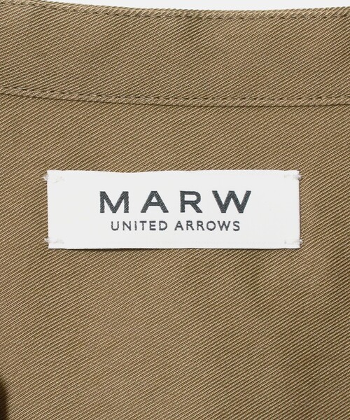 MARW UNITED ARROWS(マルゥ ユナイテッドアローズ)の「<MARW UNITED ARROWS>バンドカラー スキッパー シャツ(シャツ/ブラウス・レディース・モカ/ネイビー・FREE)」の21枚目の写真