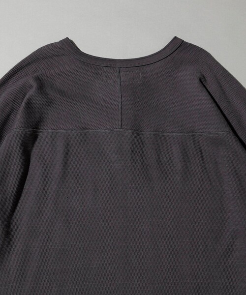 RED KAP（レッドキャップ）の「RED KAP/レッドキャップ 別注 ヘンリーネック ロングスリーブ サーマル Tシャツ（Tシャツ/カットソー・メンズ・オリーブ/ブラック/ホワイト/チャコールグレー・SMALL/MEDIUM/LARGE）」の18枚目の写真