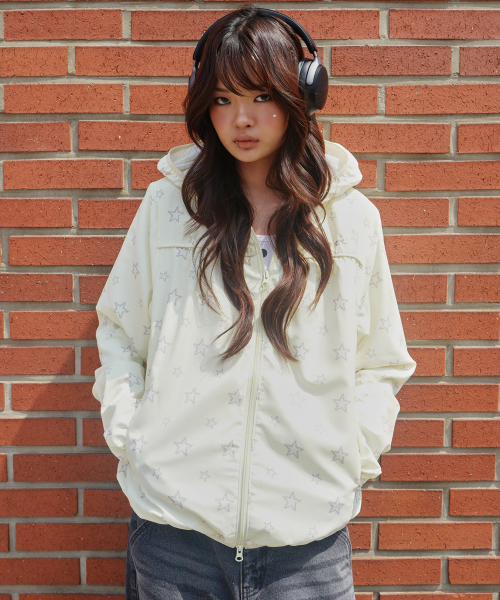 NYXX（エヌワイエックスエックス）の「SHIRRING WINDBREAKER YELLOW（ナイロンジャケット・レディース・その他・SMALL/MEDIUM）」の3枚目の写真
