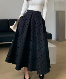 BIRTHDAY BASH（バースデイバッシュ）の「DOT VOLUME SKIRT(ドットボリュームタックフレアスカート)（スカート）」