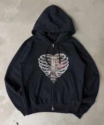 WISH FOR EVER（ウィッシュフォーエバー）の「SPECIAL BORN HEART ZIP HOODIE/スペシャルボーンハートジップフーディ（パーカー）」