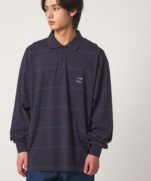 <CITEN>ピンボーダーポロシャツ