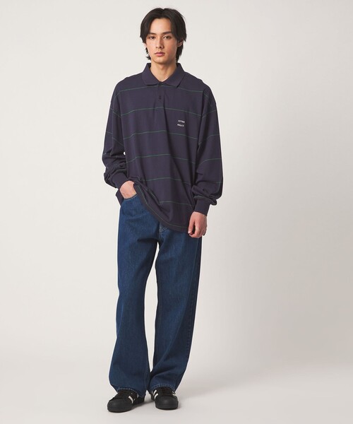 CITEN（シテン）の「＜CITEN＞ピンボーダーポロシャツ（ポロシャツ・メンズ・ブラック/ホワイト/ネイビー・L/M）」の16枚目の写真