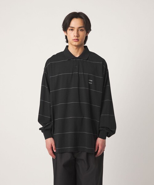 CITEN（シテン）の「＜CITEN＞ピンボーダーポロシャツ（ポロシャツ・メンズ・ブラック/ホワイト/ネイビー・L/M）」の17枚目の写真