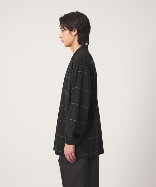 CITEN（シテン）の「＜CITEN＞ピンボーダーポロシャツ（ポロシャツ・メンズ・ブラック/ホワイト/ネイビー・L/M）」の18枚目の写真