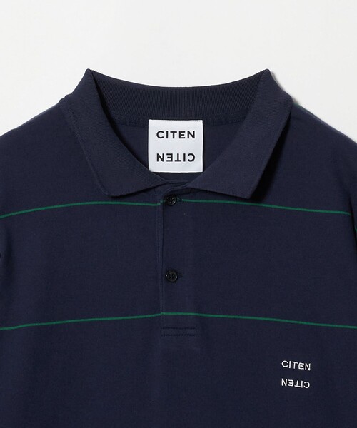 CITEN（シテン）の「＜CITEN＞ピンボーダーポロシャツ（ポロシャツ・メンズ・ブラック/ホワイト/ネイビー・L/M）」の22枚目の写真