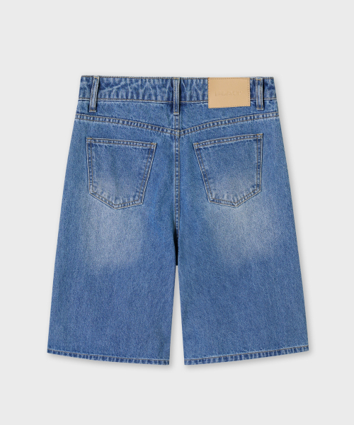 PLAC WOMEN（プレイス・ウィメン）の「ワイドバミューダデニムパンツブルー（デニムパンツ・レディース・ブルー・SMALL/MEDIUM/LARGE）」の7枚目の写真