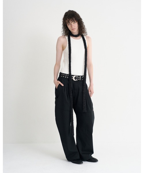 NVRFRGT（ネヴァーフォーゲット）の「Dickies×NVRFRGT DOUBLE KNEE CURVED LEG UTILITY WORK PANTS（チノパンツ・メンズ・ブラウン/ブラック/ダークグレー/カーキ・3/1/4/2）」の11枚目の写真