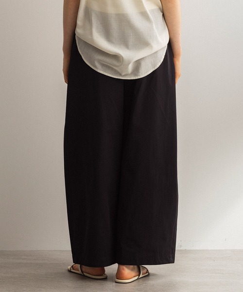 SERENO(セレーノ)の「コットン ワイドパンツ(その他パンツ・レディース・ブラック/ライトグレー/ライトベージュ・ONE SIZE)」の11枚目の写真
